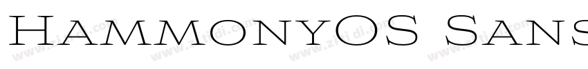 HammonyOS Sans SC Li字体转换